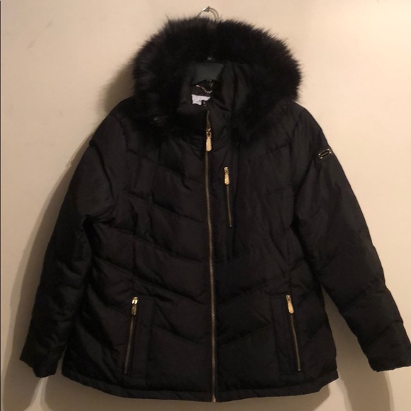 Calvin Klein Jackets & Blazers - Faux fur Hooded Coat